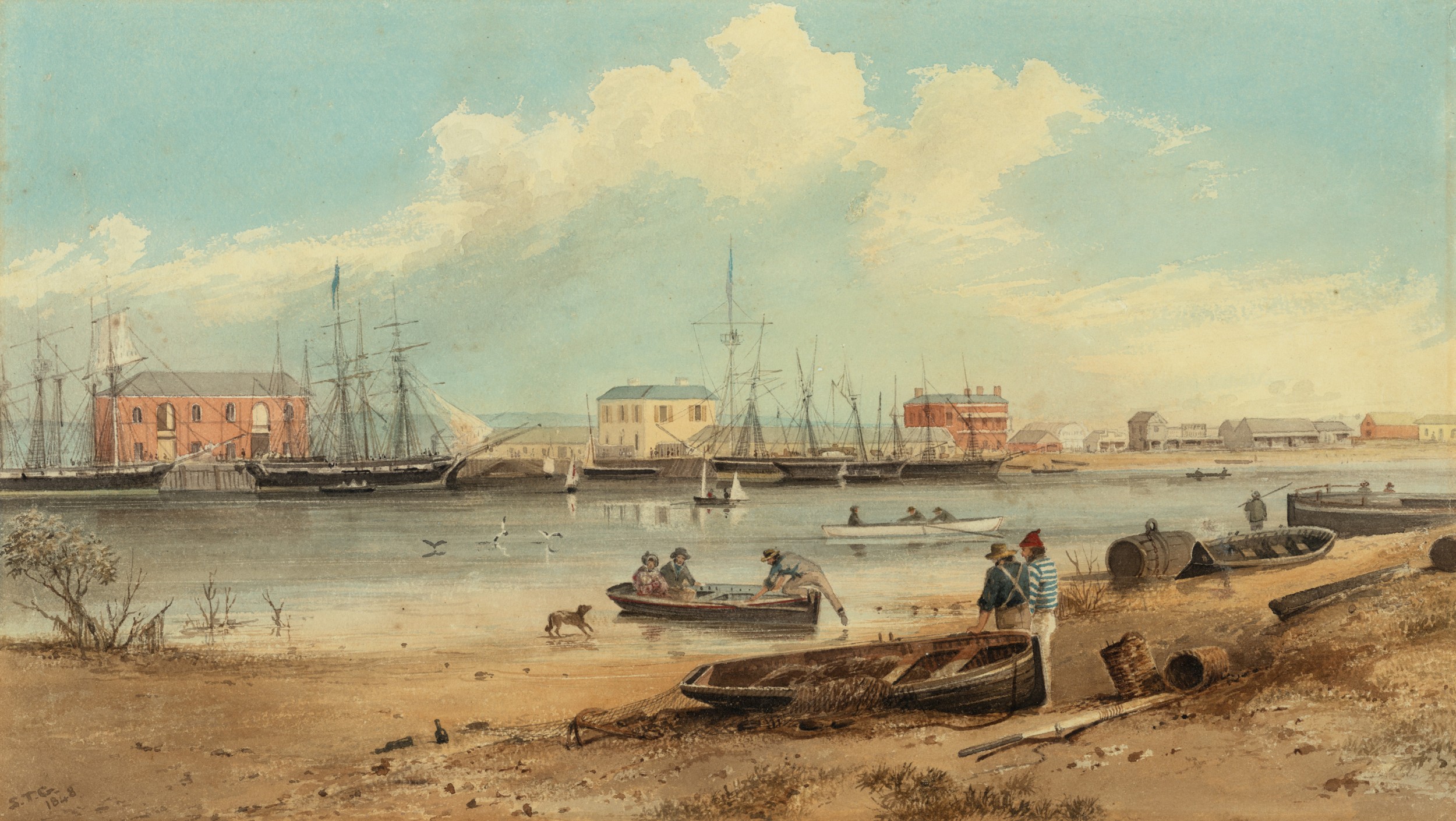 PORT ADELAIDE, 1848 Deutscher and Hackett